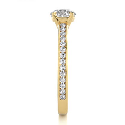 Lavish Side Stone Ring