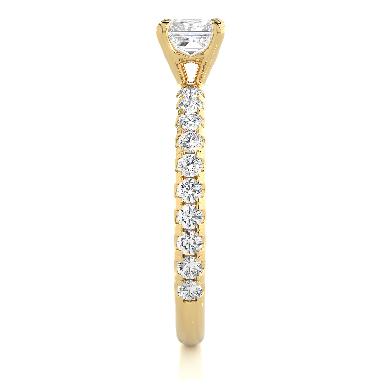 Imperial Princess Side Stone Ring