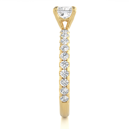 Imperial Princess Side Stone Ring