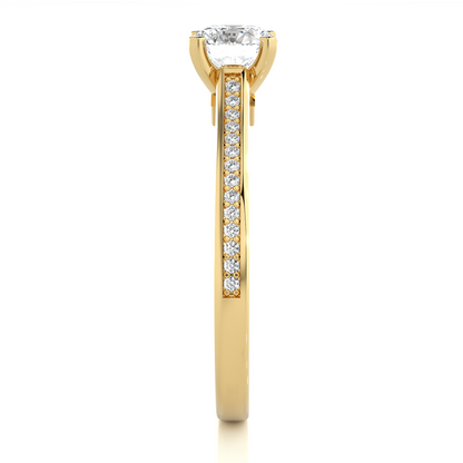 Aurora Side Stone Ring