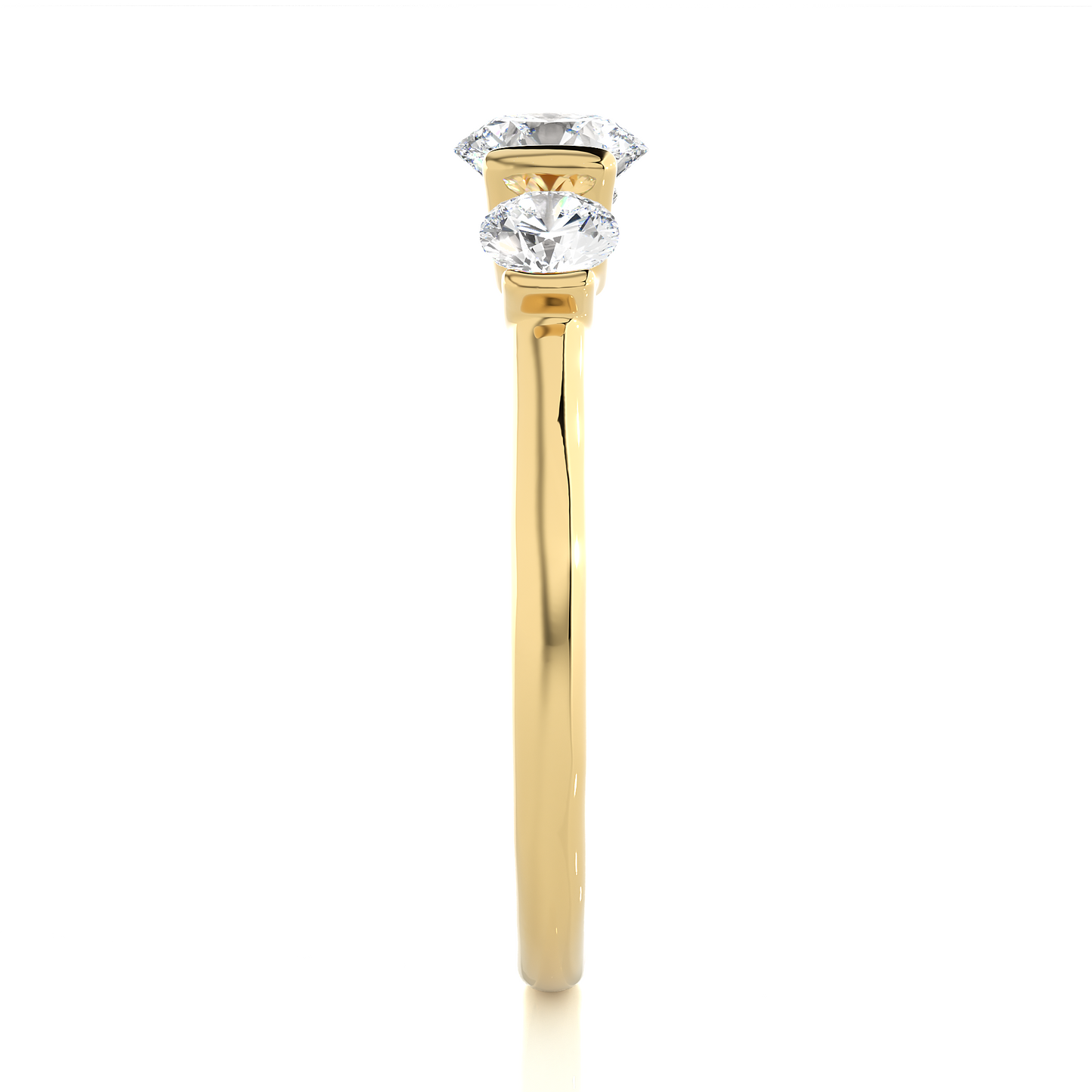 Unique Triplet Ring
