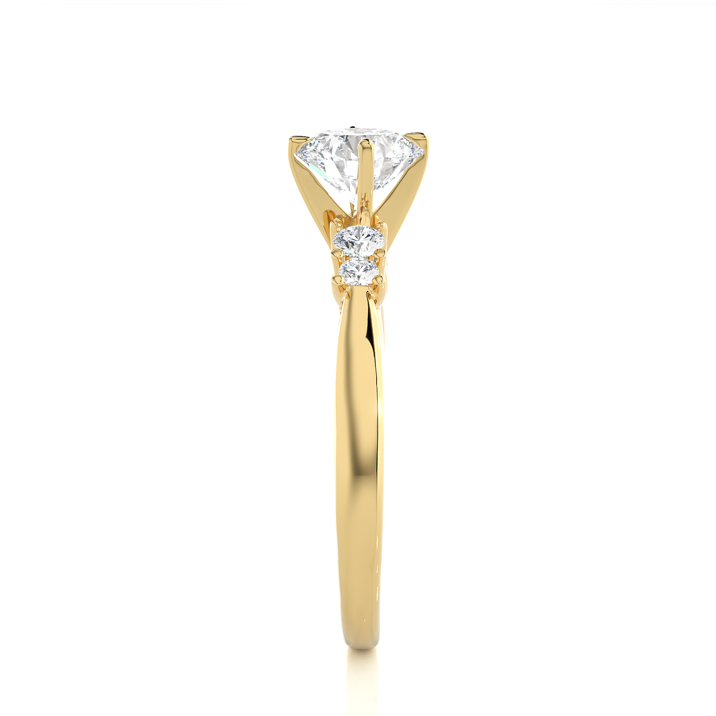 Starlight Side Stone Ring