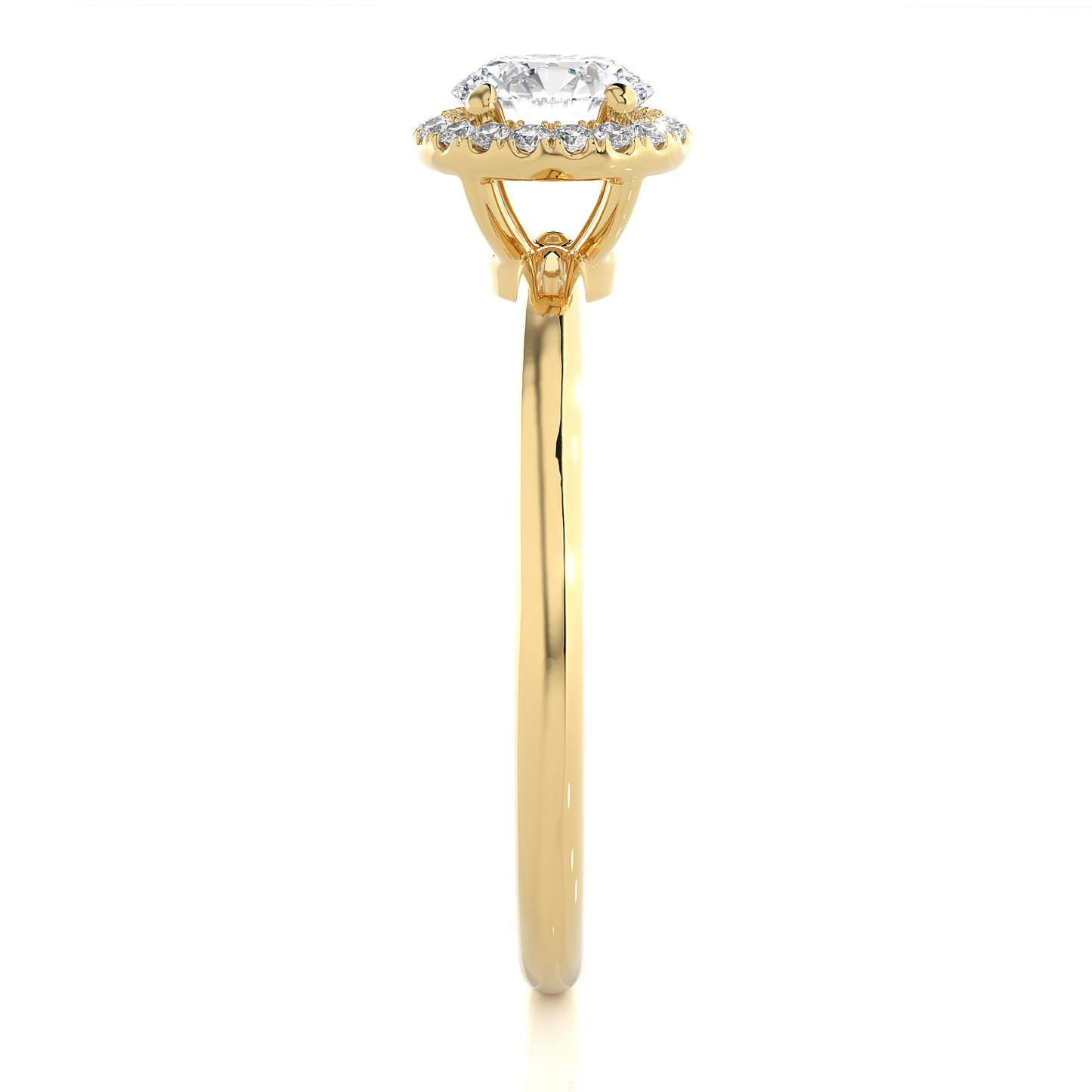 Classic Round Halo Ring