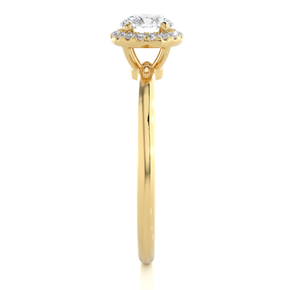 Classic Round Halo Ring