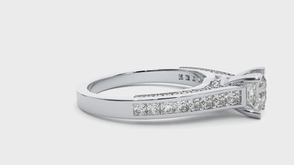 Infinite Princess Side Stone Ring