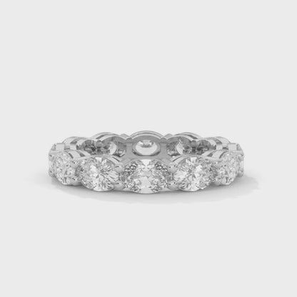 Oval Full Eternity Band