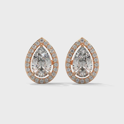 Rovelle Pear Stud Earrings