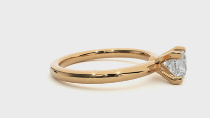 Prestige Princess With Small Stones Ring