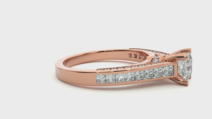 Infinite Princess Side Stone Ring