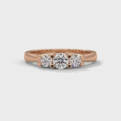 Trinity Solitaire Ring