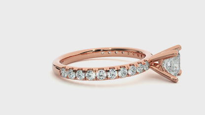 Imperial Princess Side Stone Ring