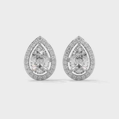 Rovelle Pear Stud Earrings