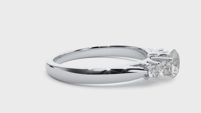 Starlight Side Stone Ring