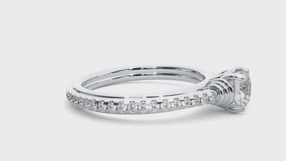 Luminaire Side Stone Ring