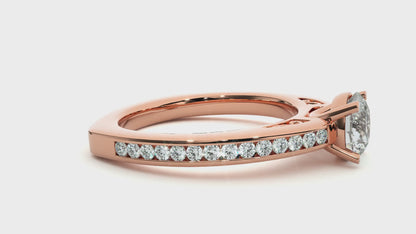 Lavish Side Stone Ring
