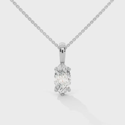 Mirevane Marquise Pendant With Chain