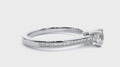 Aurora Side Stone Ring