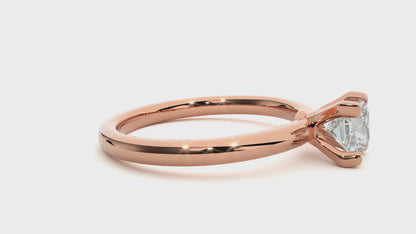 Prestige Princess With Small Stones Ring