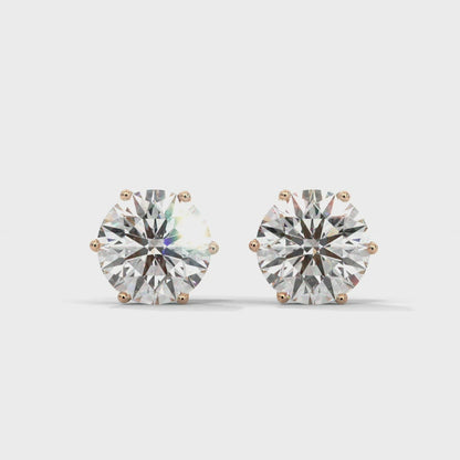 Virelle Round Stud Earrings