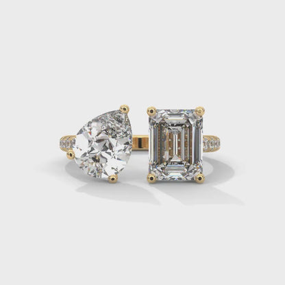 Majestic Toi Et Moi Ring