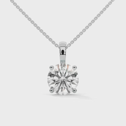 Norielle Round Pendant With Chain
