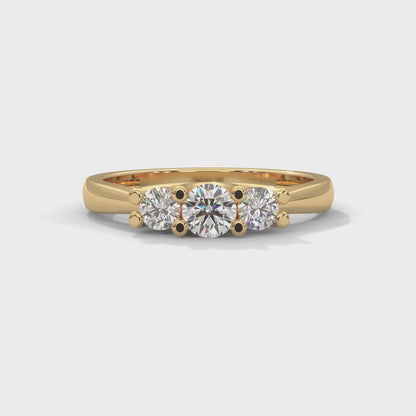 Trinity Solitaire Ring