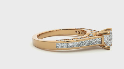 Infinite Princess Side Stone Ring