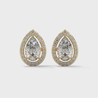 Rovelle Pear Stud Earrings