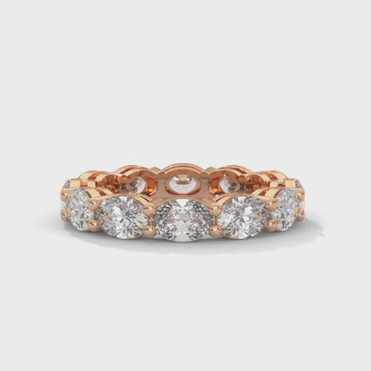 Oval Full Eternity Band