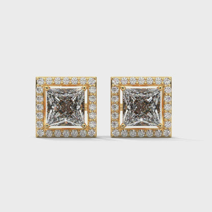 Avenoire Princess Halo Studs