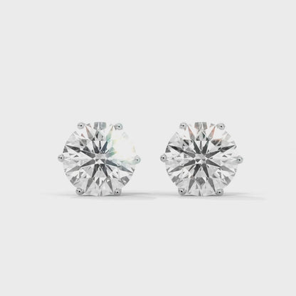 Virelle Round Stud Earrings
