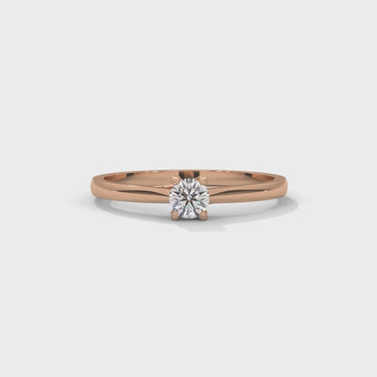 Eternal Round Solitaire Ring