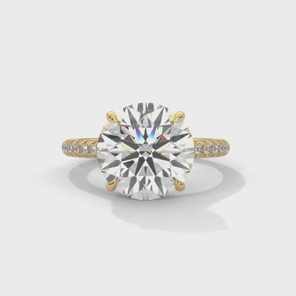 Elegant Side Stone Ring