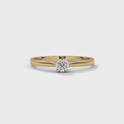 Eternal Round Solitaire Ring