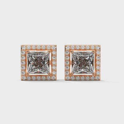 Avenoire Princess Halo Studs