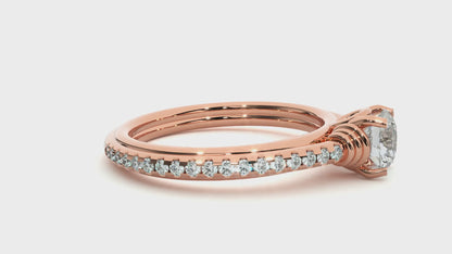 Luminaire Side Stone Ring