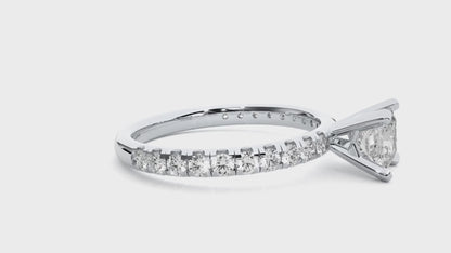 Imperial Princess Side Stone Ring