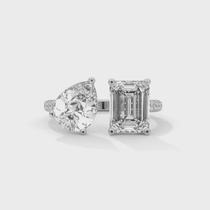 Majestic Toi Et Moi Ring