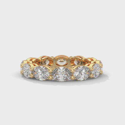 Oval Full Eternity Band