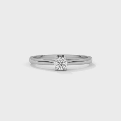 Eternal Round Solitaire Ring
