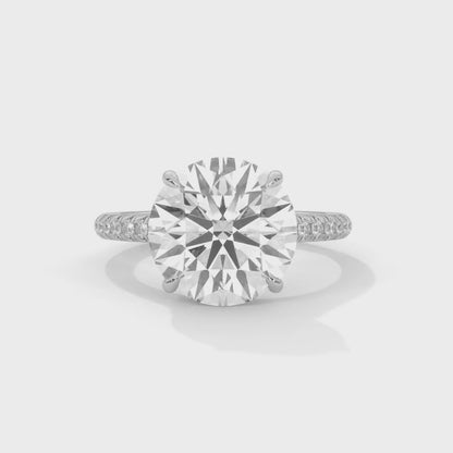 Elegant Side Stone Ring