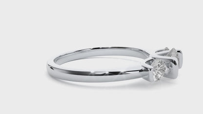 Unique Triplet Ring