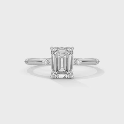 Prestige Emerald Cut Solitaire Ring