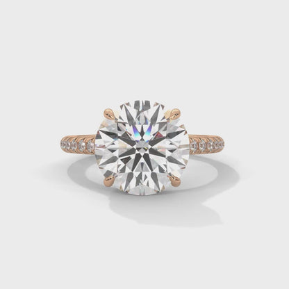 Elegant Side Stone Ring