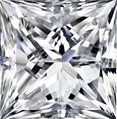 Princess 0.15 ct (2.50mm) Moissanite